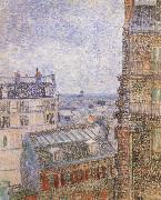 Paris seen from Vincent-s Room In the Rue Lepic Vincent Van Gogh